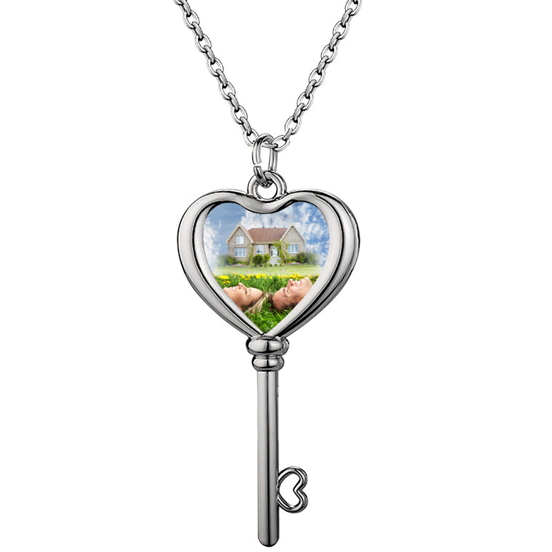 Custom Charm Necklaces for Women, Plated Initial Letter Pendant Box Chain Necklace Dainty Jewelry Gift