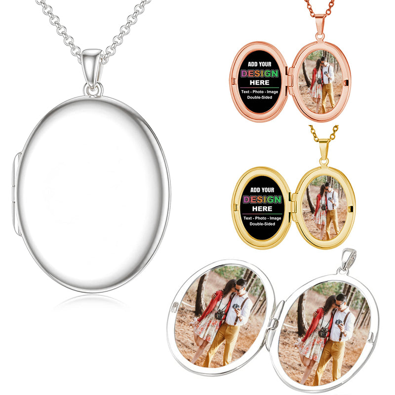 Personalized Projection Photo Vertical Bar Necklace, Anniversary Gift