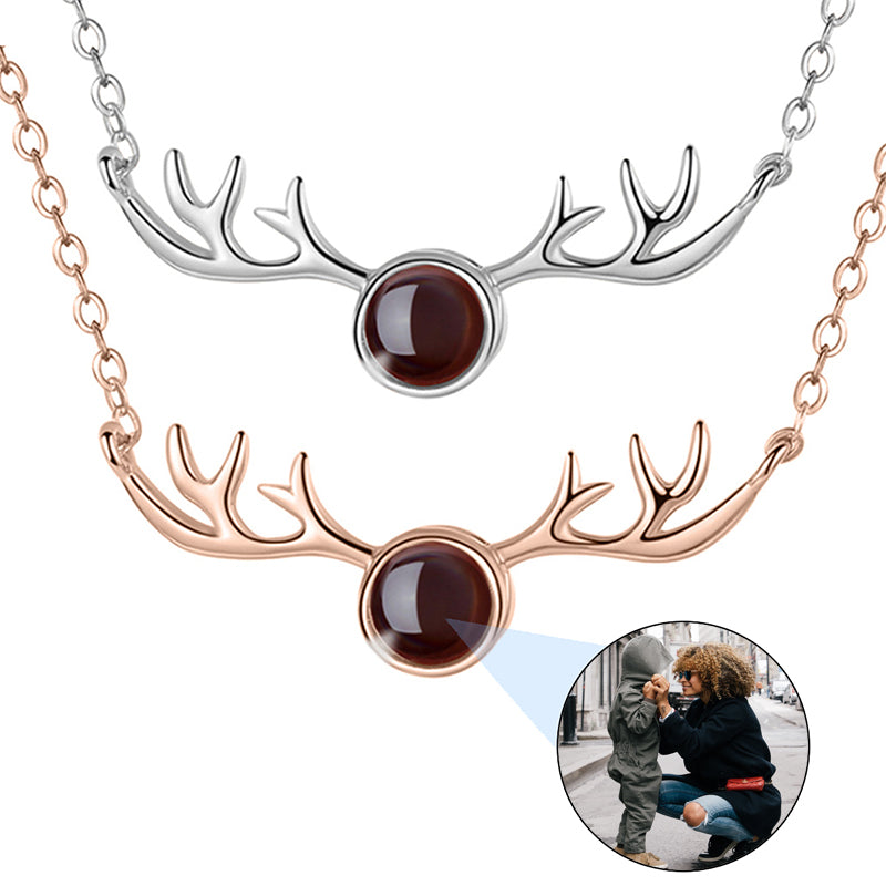 Personalized Photo Pendant Necklace: Antique Silver or Bronze