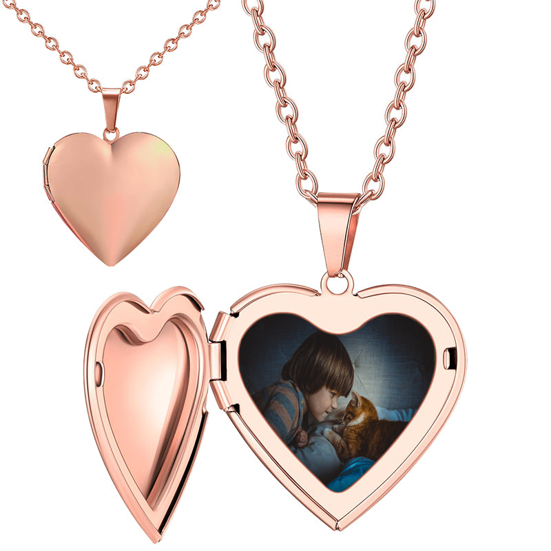 Personalized Photo Necklace, Custom Locket with Picture , Zodiac Astrology Gift, Unique Birthday Present, Projection Pendant