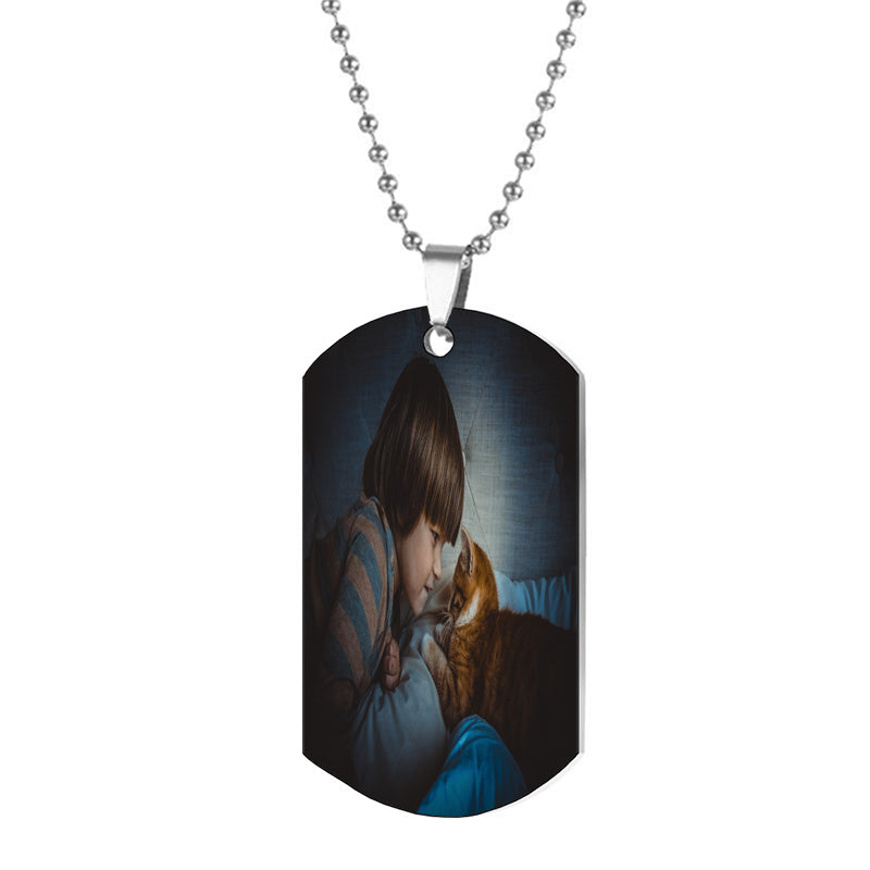 Custom Photo Necklace, Personalized Picture Necklace, Memorial Photo Necklaces, Memorial Jewelry Gift, Christmas Gifts for Her