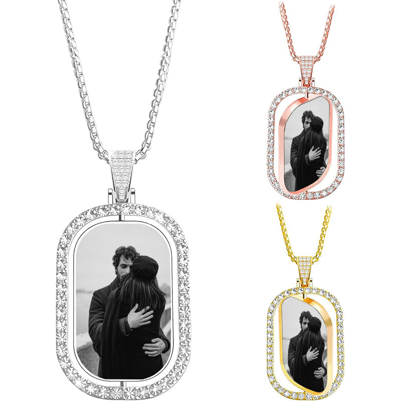 Personalized Family Birthstone Necklace: Sterling Silver, , Rose