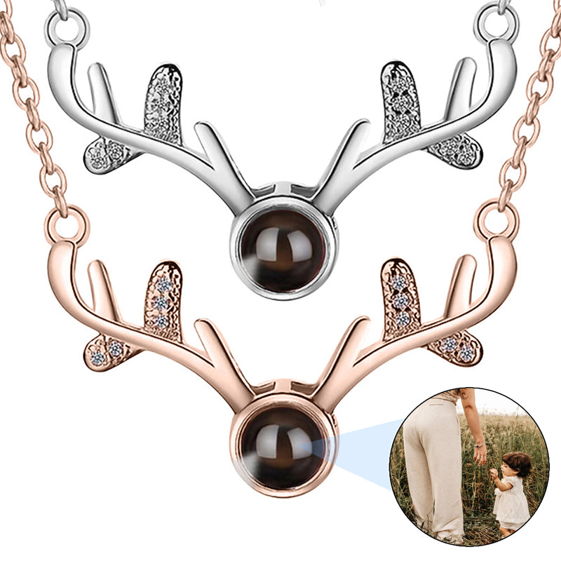 Birthday Flower Necklace, Custom Necklace with Birth Flower, Gift for Her Rose 925 Christmas Gift, Gift for Her, Christmas Jewelry