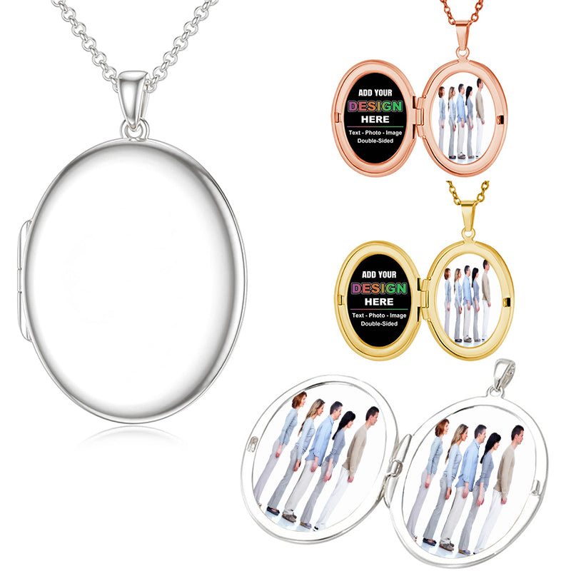 Bestyle Sterling Silver Heart Locket Necklace for Women, Dainty Cute Small Heart Locket Pendant in /Rose /Silver, Love Statement Jewelry Gift for Mother Wife