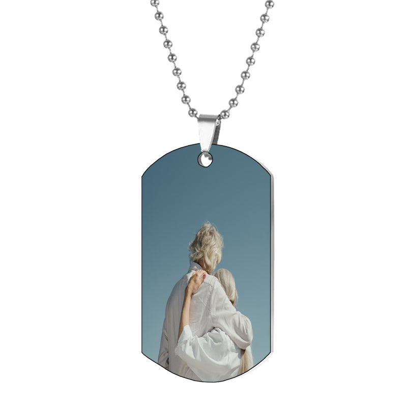 Personalized Photo Necklace: Couples, Family, Pet Keepsake