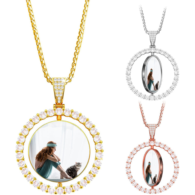 Old English Name Necklace Gothic Nameplate Pendant Jewerly Figaro Link Chain Gift for Her Him