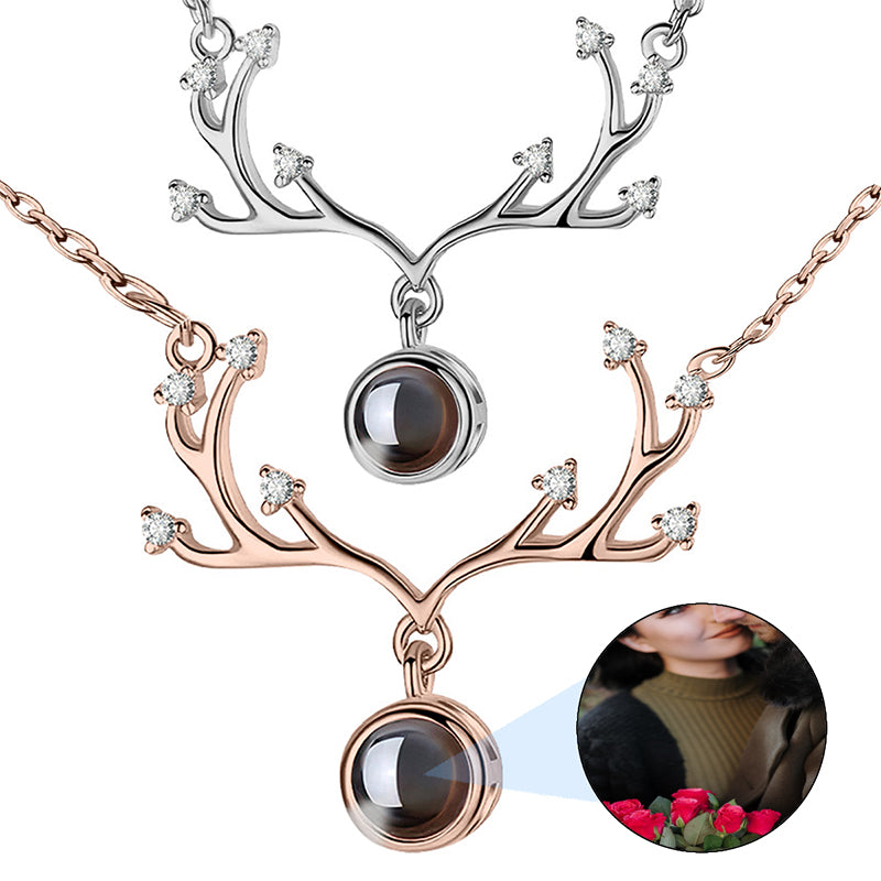 Custom Tiny 3D Initial Heart Charm Necklace, Minimalist Letter, Christmas Gift for Her