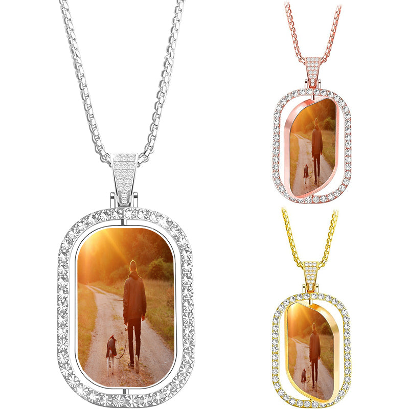 Personalized Cremation Urn Necklace,Custom Text 3D Bar Cube Memorial Ashes Necklace Keepsake, Engravable Perfume Pendant Urns Necklace