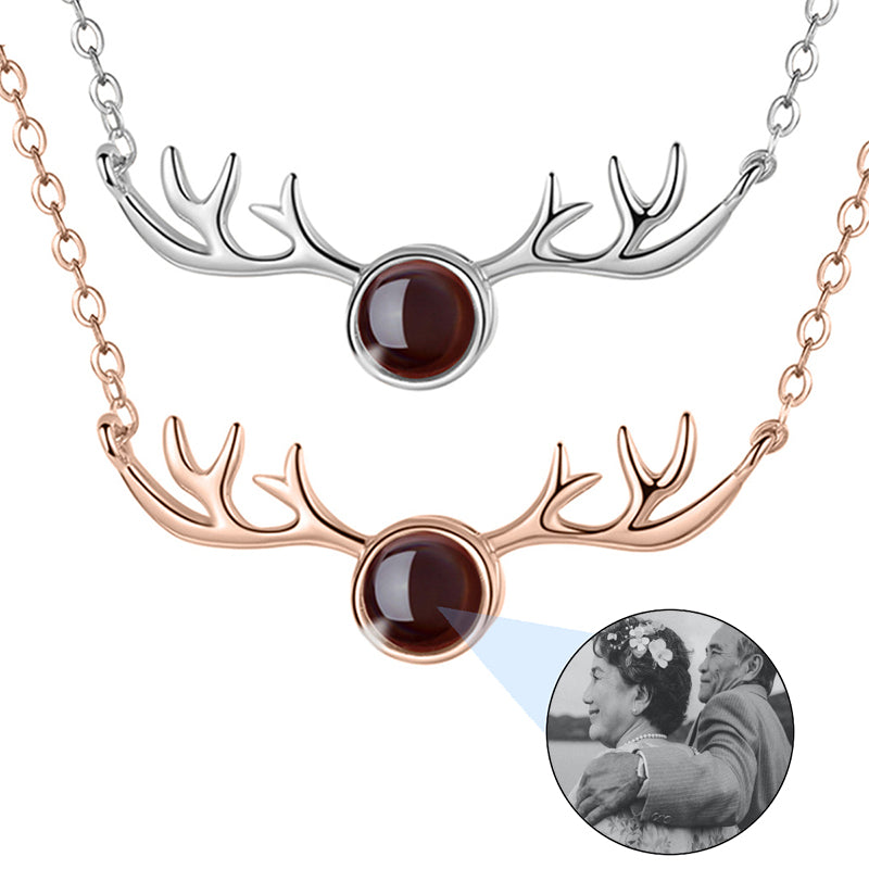 Paw Projection Photo Necklace, Cat Dog Photo Necklace, Pet Paw Memorial Jewelry, Personalised Picture Inside Jewelry, Christmas Gift for Her