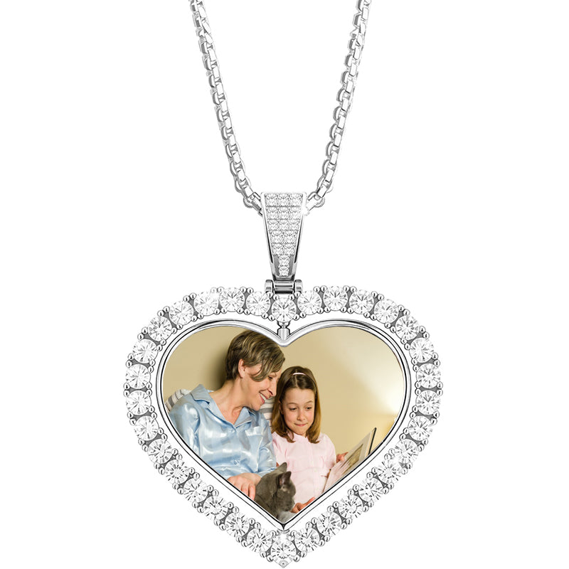 en Locket Pendants Small Heart Photo Frame Charms Metal Memory Locket Charms Heart Picture Frame Bouquet Charm for DIY Jewelry Making