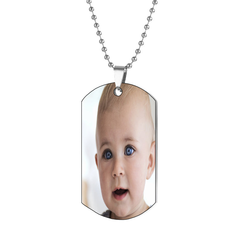 Photo Charm Necklaces: Custom plated Toggle O-Ring Rolo Satellite Chain Valentine¡¯s Day Gift