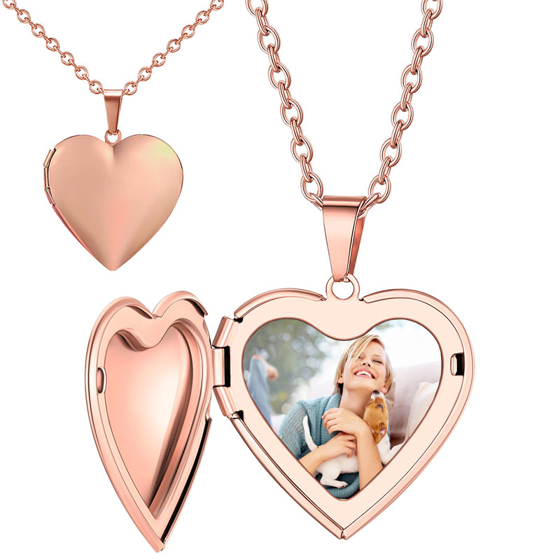 Custom Snowflake Picture Necklace with Photo Inside, Personalized Text & Love in 100 Languages CZ Cubic Zirconia Pendant, Customized Birthday Anniversary Memorial Gift for Women Mother Wife