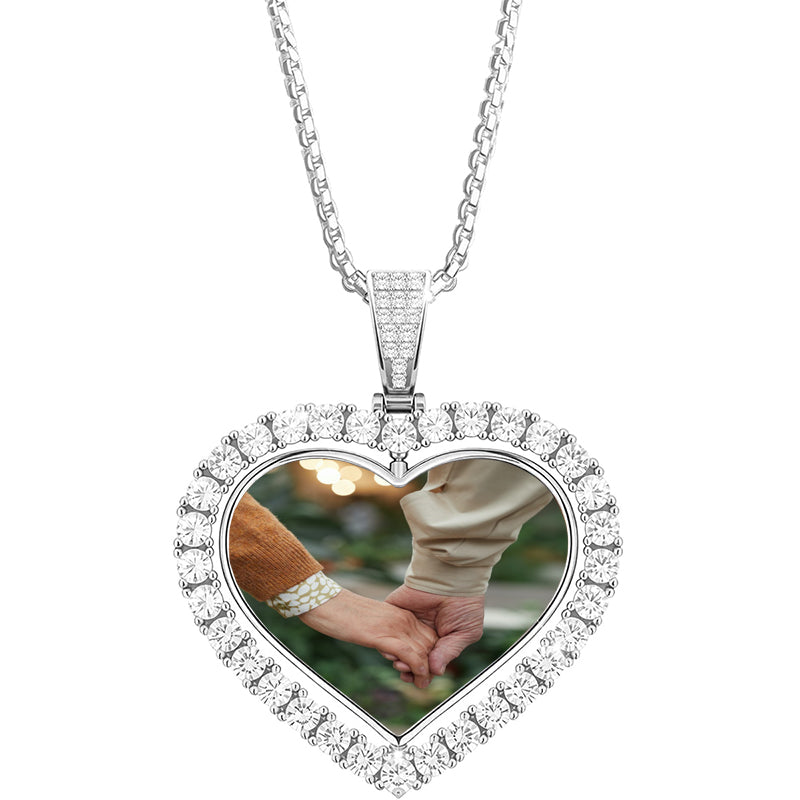 Personalized Photo Necklace: Custom Engraved Aluminum Necklace Keychain