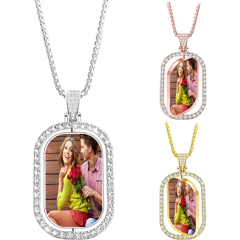 Iris Memorial Pendant ¨C Personalised Eye Photo Necklace