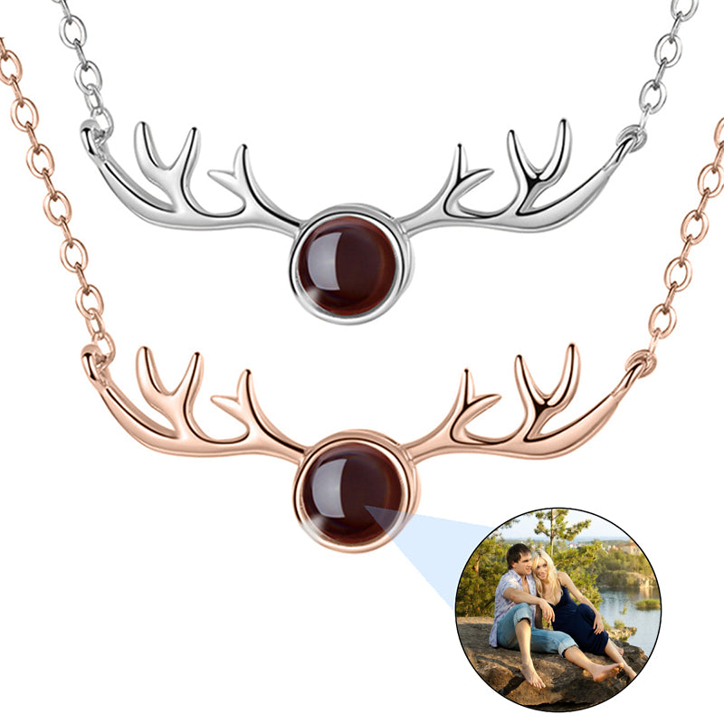 Personalized Heart Photo Necklace for Women - Custom Picture Pendant with Rhinestones, Memorial Gift for Wife Girlfriend Mom, Anniversary Birthday Jewelry Keepsake