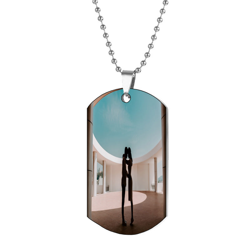 Custom Pet Necklace, Personalized Dogs Necklaces for Women, Dogs Remembrance Jewelry, Picture Necklace Personalized Photo, Customized Dog Memorial Gifts for Loss of Dog