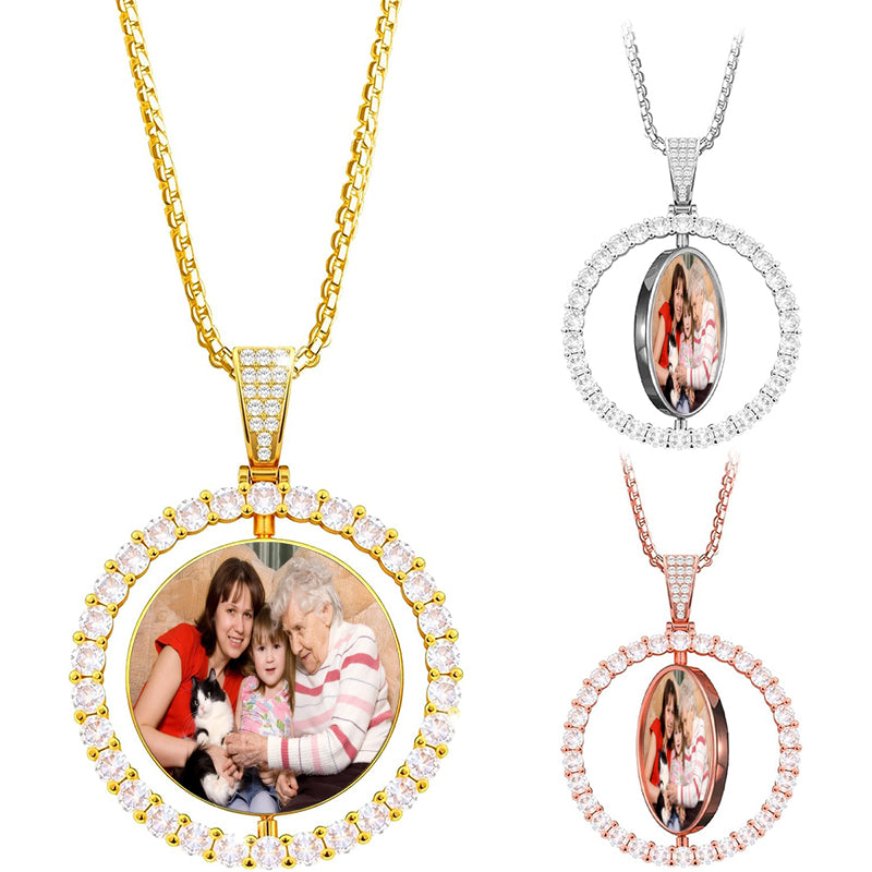 Hip Hop Military Army Style Carbon Fiber/Bible/Bullet Dog Tags Pendant Necklace for Men Women Stainless Steel/ Plated Personalized ID/Name Jewelry (with Gift Box)