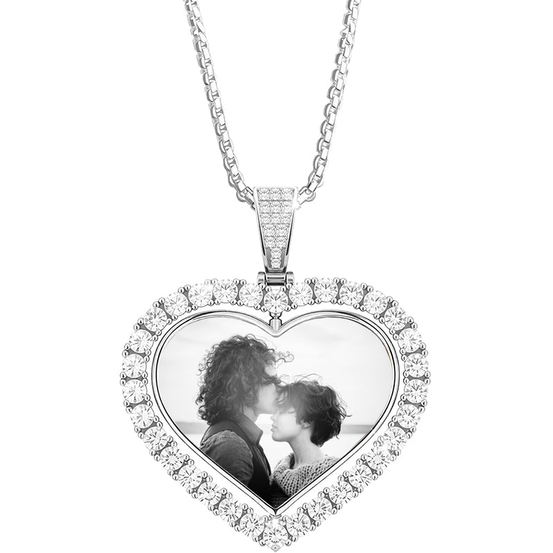 Figaro Chain Name Necklace, Personalized Pendant Gift For Christmas