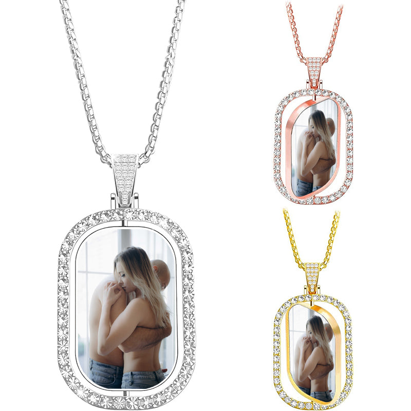 Initial Necklace: Sterling Silver Box Chain Monogram