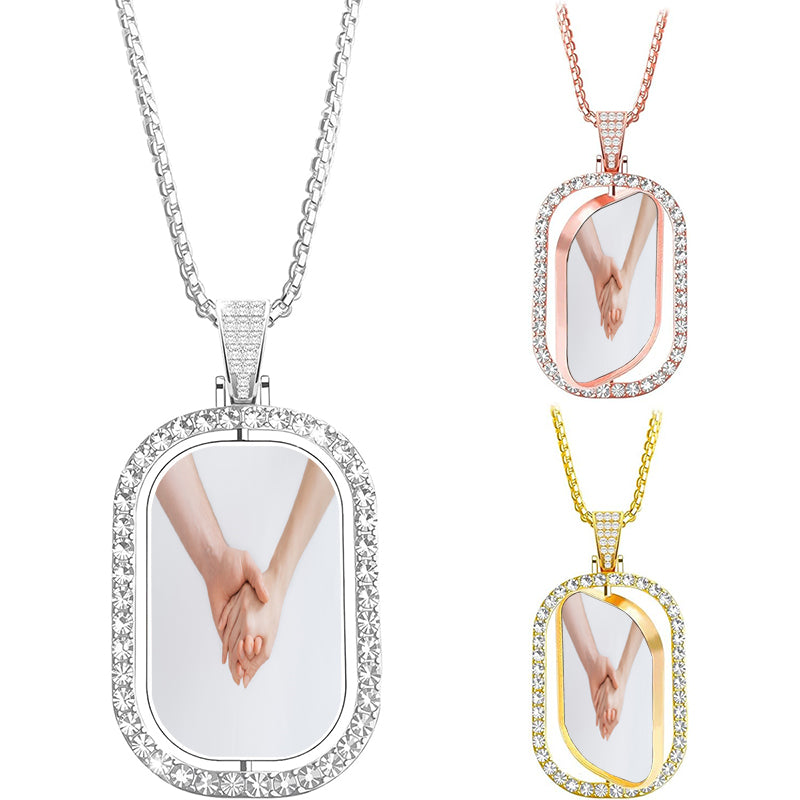 Initials Necklace with Curbs Chain | Petite Interlocking Three Letters Jewelry | Dainty Name Charm | Delicate Personalized Necklace For Her