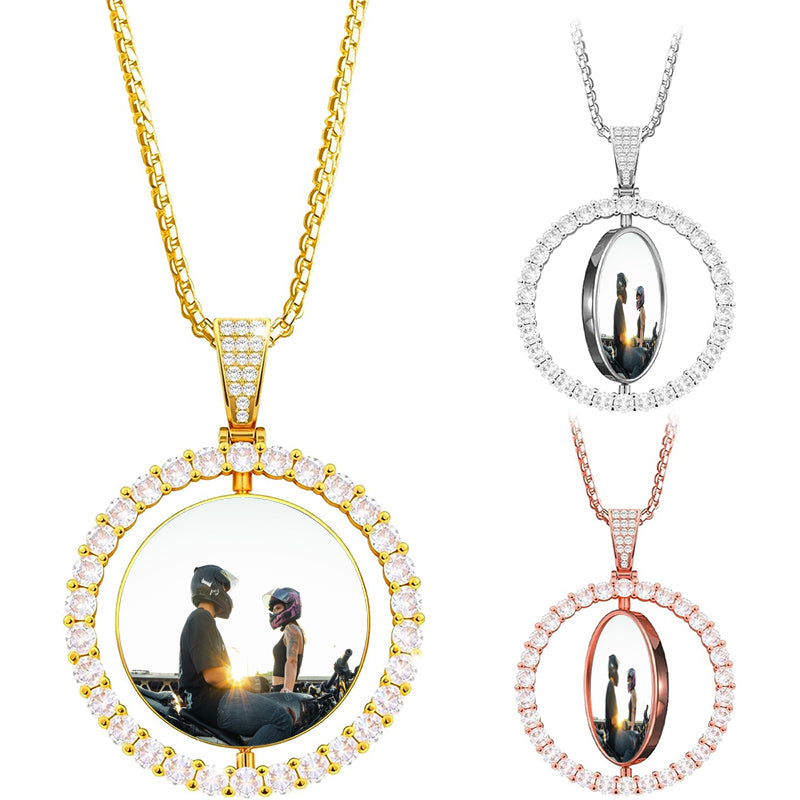 Life Tree Glass Pendant Necklace Personalized Jewelry Gifts for Men Women