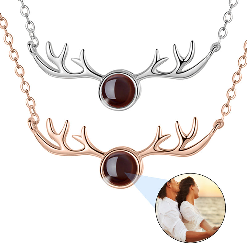 Heart Projection Photo Necklace, Projection Jewellery for Women, Personalised Memorial Picture Gift, Best Friend Gift, Birthday Gift for Her