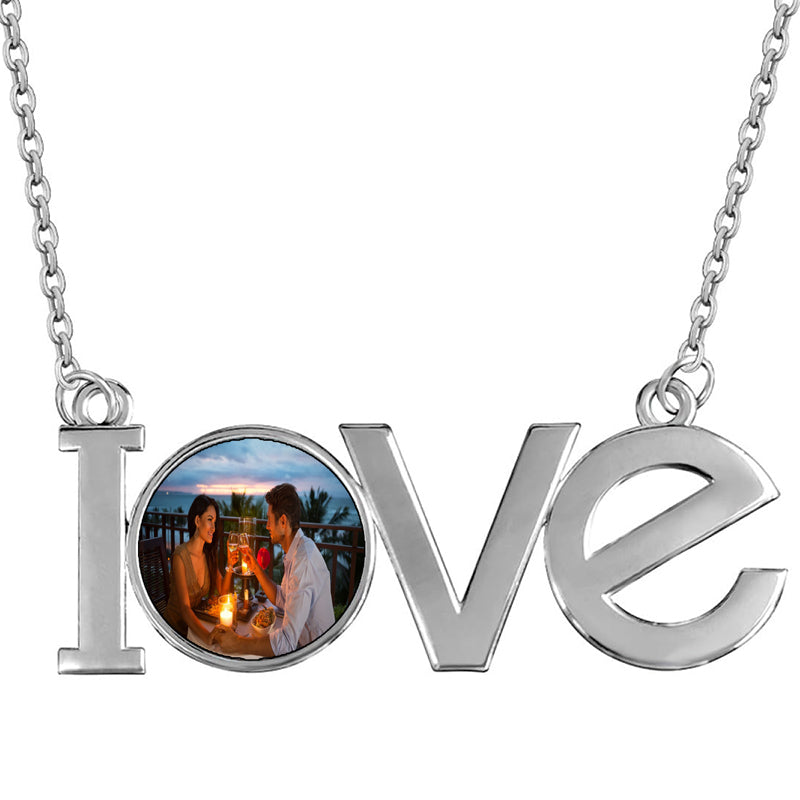 Diamond Name Necklace: Personalized Cursive Pendant