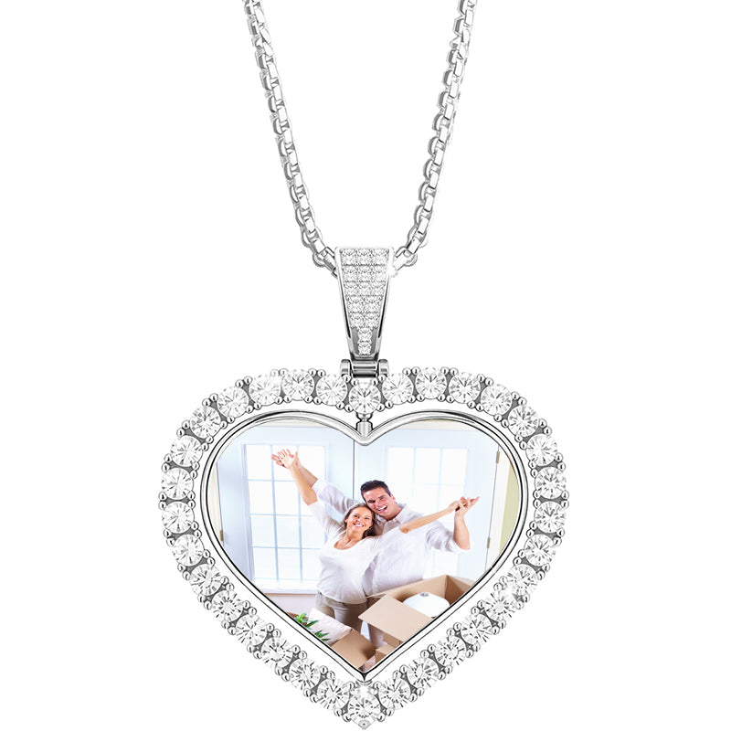 Handmade Personalized Custom Made Extra Thick Unisex Name Necklace in Sterling Silver 925 - Nameplate Pendant Christmas Jewelry Gift for Her Mom Wife Girlfriend Him