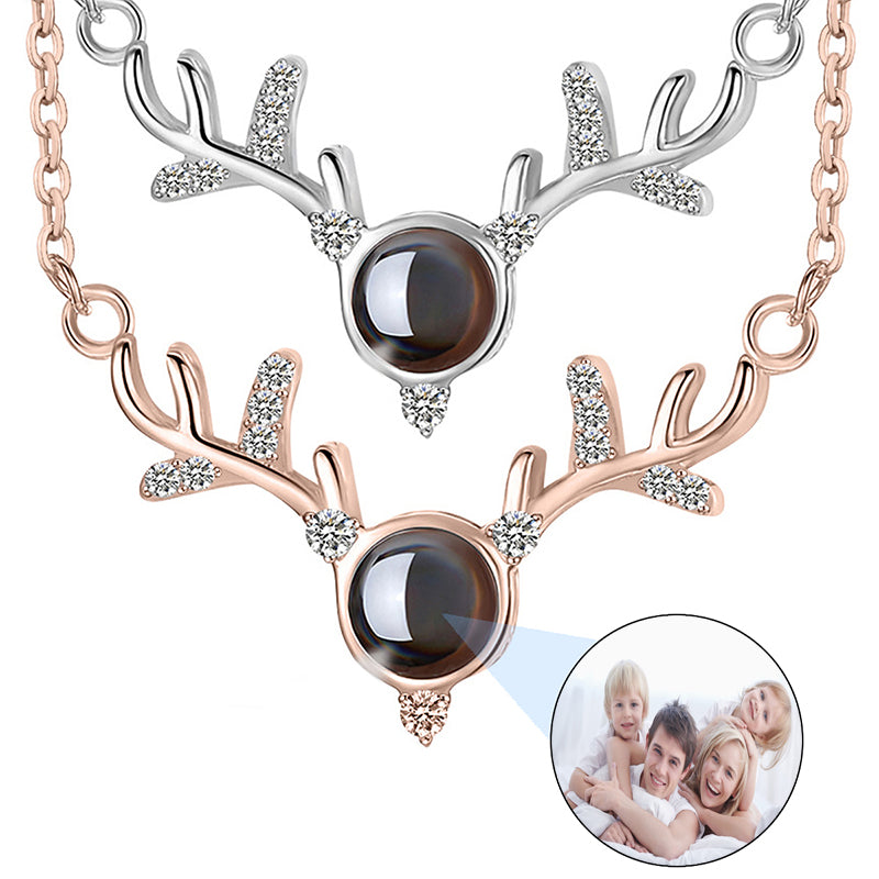 Key Projection Necklace,Custom Key Photo Necklace,Projection Photo Necklace,Picture Inside Jewelry,Christmas Gift,Memorial Gift for Her