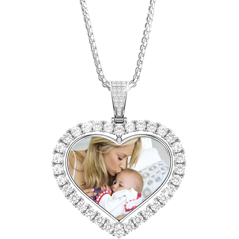 Custom Text Necklace: Plated Personalized Pendant