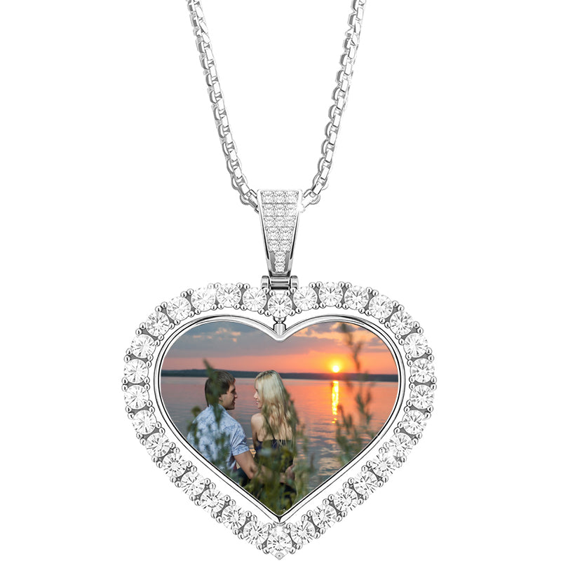 Custom Locket Necklace with Birth Flower & Birthstone, Personalized Photo Necklace for Women, Floral Jewelry Pendant for Mom