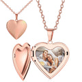 Personalized Photo Steel Necklace, Photo Gift Necklace, Keepsake Jewelry Gift for Women,