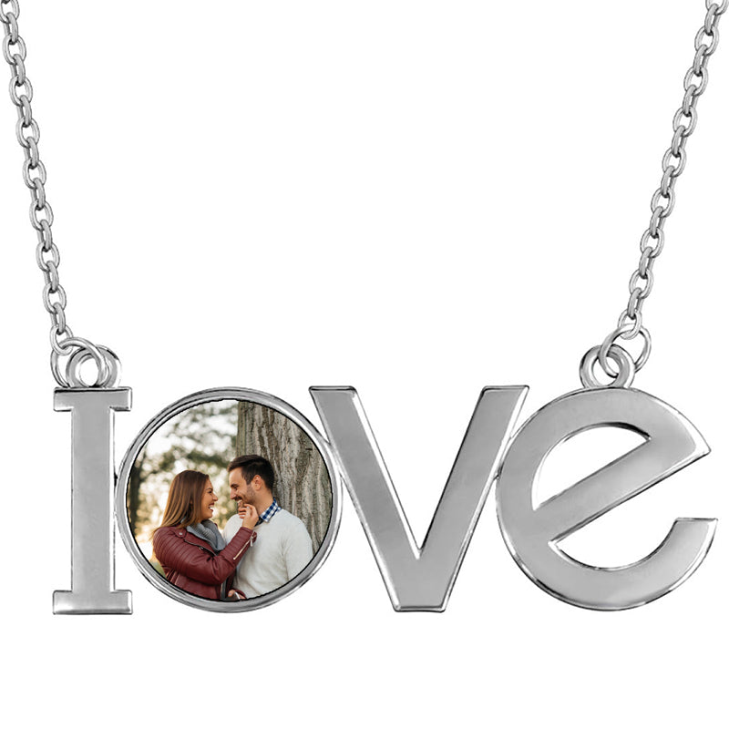 Gift For Wedding, Unique Minimalist Design Name Logo Necklace - Name Necklace Personalized