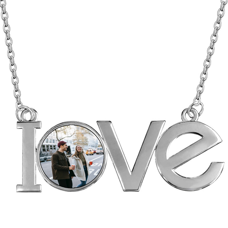 Personalized Birth Flower Name Necklace, Custom Floral Name Necklace, Birth Flower Jewelry, Mother's Day Gifts, Handmade Gift for Her