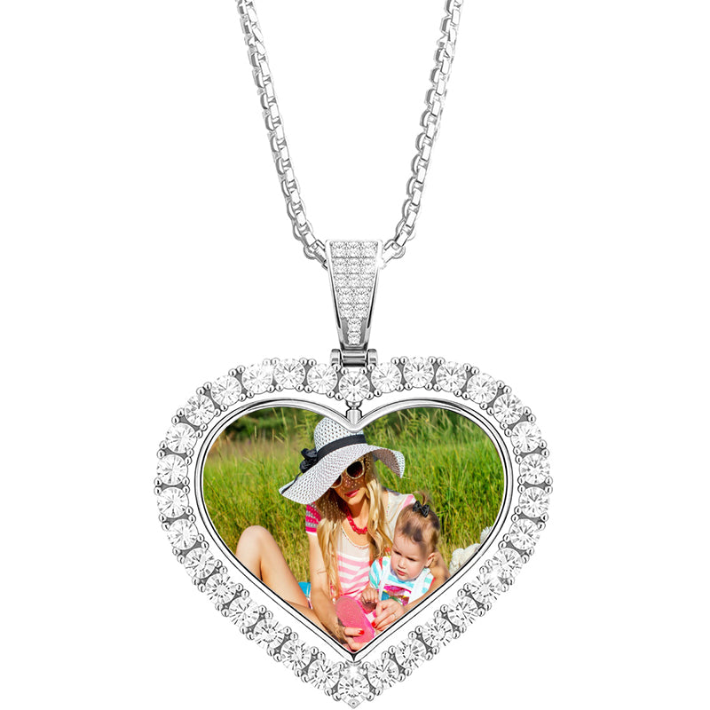 Personalized Heart Locket Necklace, Photo Heart Locket, Children's Locket, Best Friend Necklace, Gift for Kids, Gift for Her