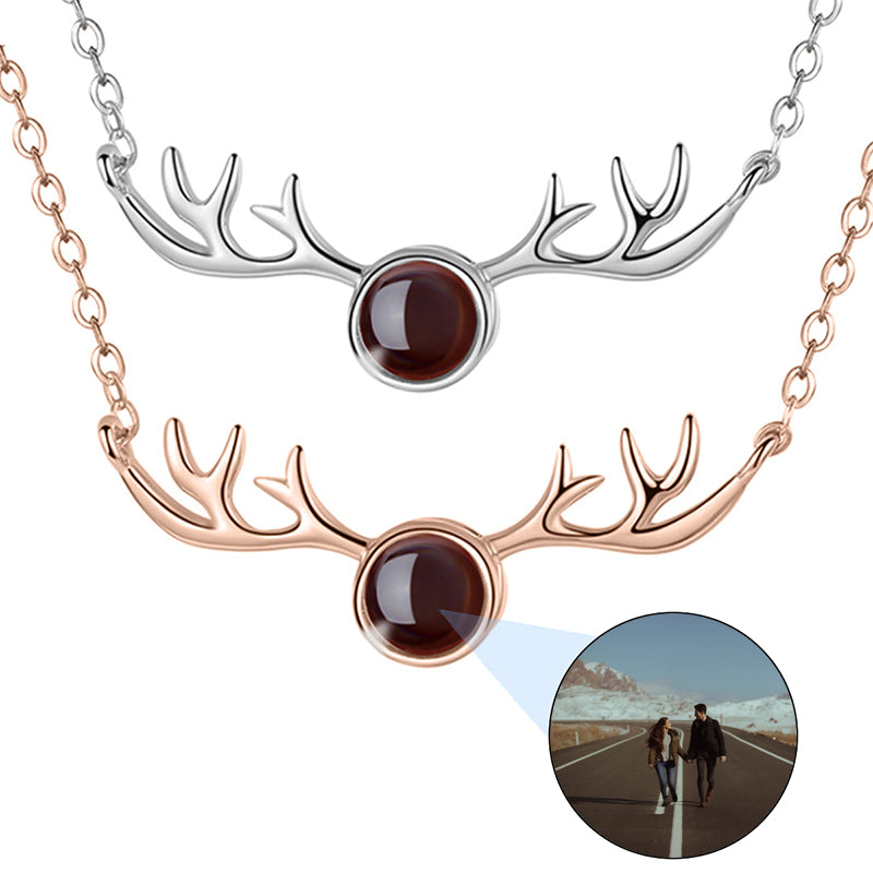 Custom Photo Projection Necklace, Personalized Necklace With Picture, Minimalist Memorial Necklace, Wedding Gifts, Birthday, Mothers Day