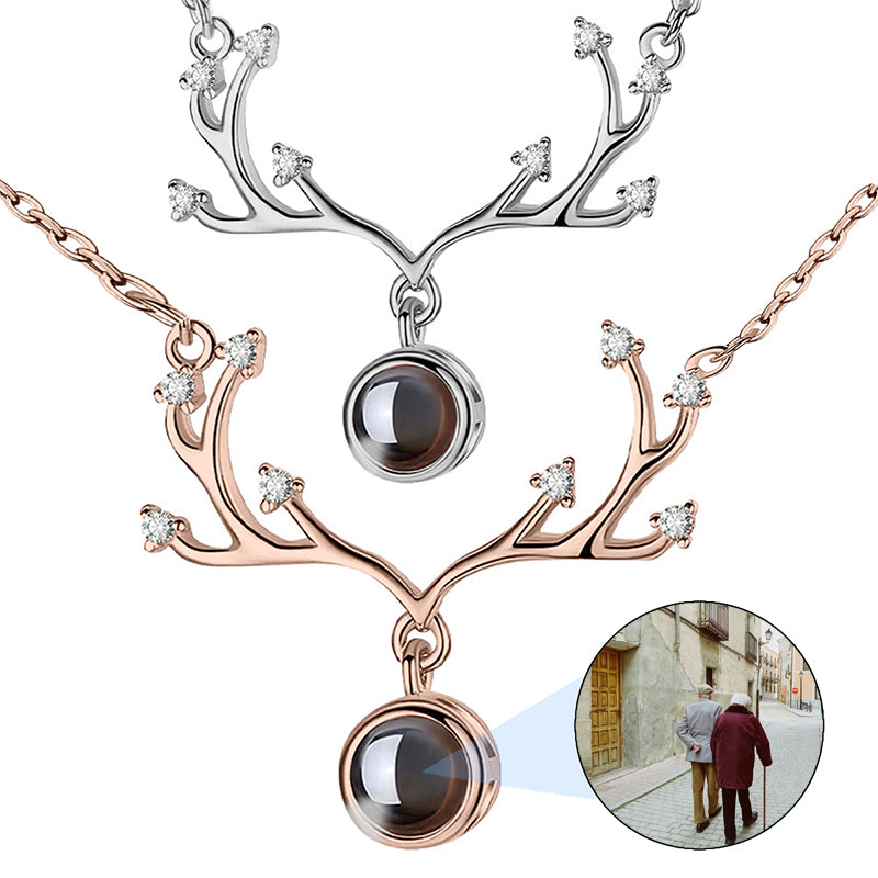 Custom Circle 925 Silver Pendant Beads Personalized Photo Projection Charm for Men,Women,Bracelet,Necklace,keychain,Personalized Jewelry, Christmas,Valentine's Day (Rose)