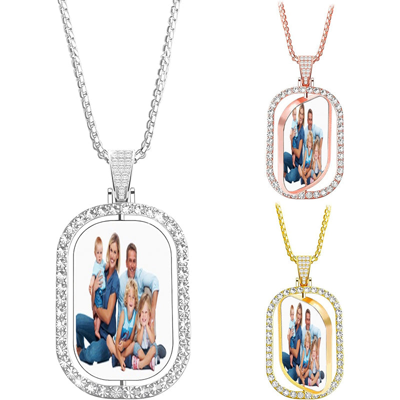 CUSTOM IMAGE or Album Cover Heart Pendant Necklace Trendy Character Gift Friend Jewelry Love Girlfriend/Boyfriend/Partner/BFF Gift Cute