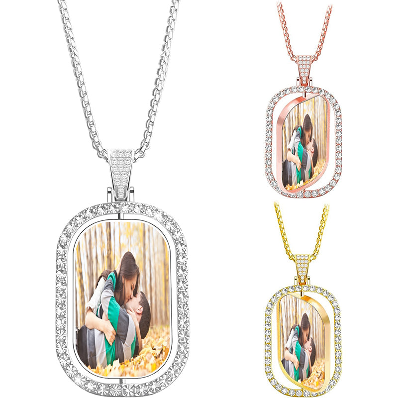 Custom Pet Memorial Necklace - Dog Loss Gift - Sympathy for Pet Loss