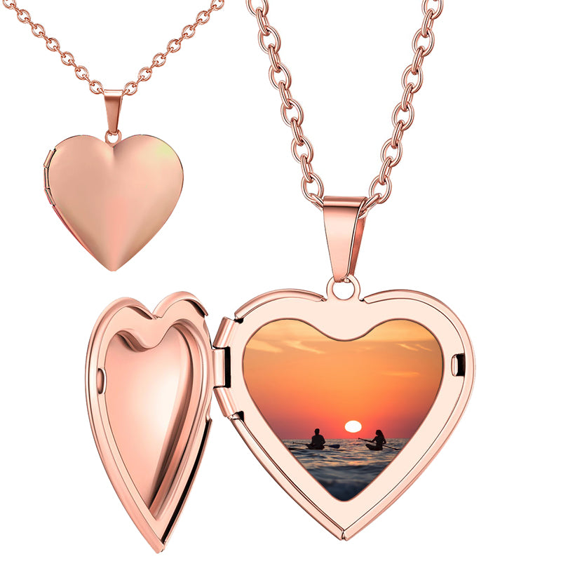 Personalized Guitar Pick Necklace: Engraved Photo, Stainless Steel