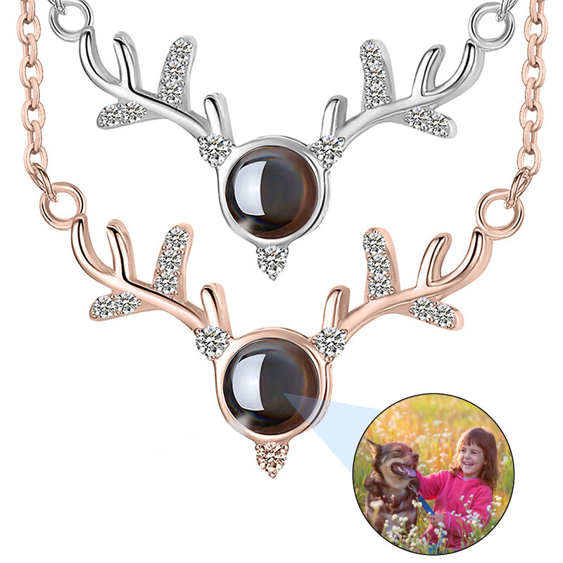 Custom Pet Necklace with Photo, Paw Necklace, Photo Locket Necklace, Memorial Gift, Christmas Gift, Engrave Custom Text, Pet Lover Gift