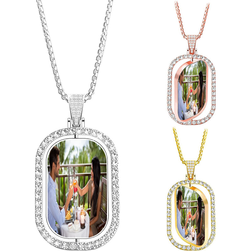 Photo Heart Locket Template: DIY Personalized Keepsake (Canva Editable, Printable Download