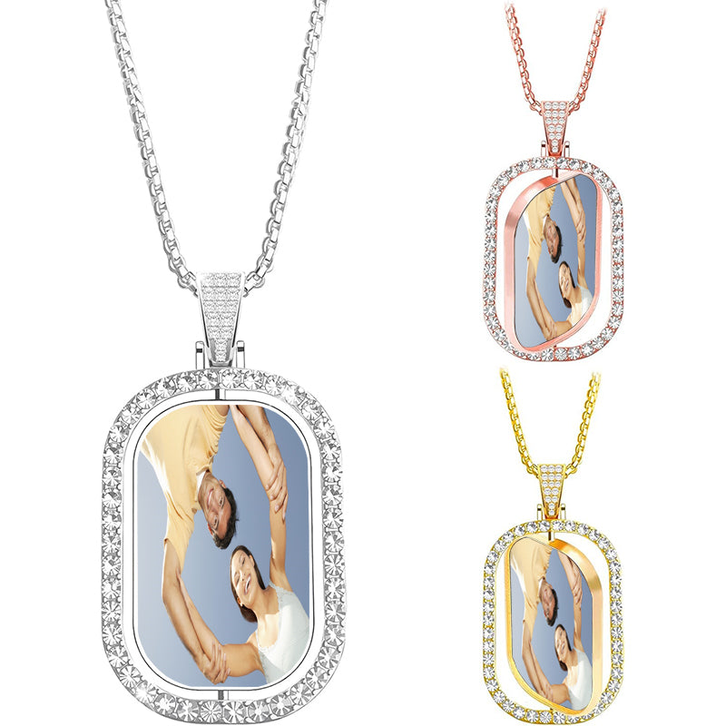 Diamond CZ Initial Necklace: 925 Personalized Pendant