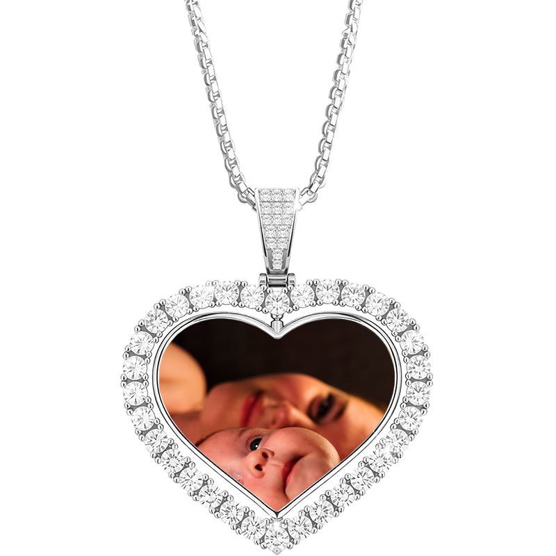 Custom Photo Dog Tag Pendant Necklace Engraving Date/Text/Pictures Neckllace Stainless Steel Personalized Tag Necklace for Men Women