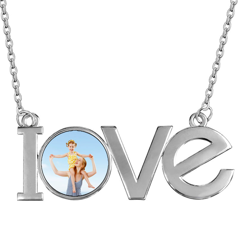 Custom Name Bamboo Hoop Earrings & Necklace Set: Personalized Bling Nameplate Jewelry Gift