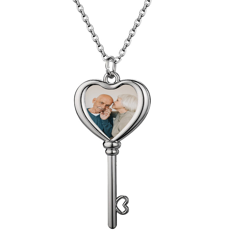 Old English Initial Necklace: Sterling Silver Gothic Personalized Pendant