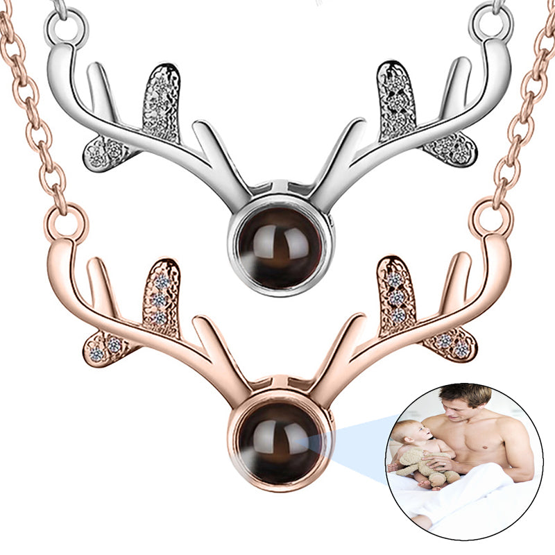 Custom Photo Crystal Necklace, Handmade Gift for Her, Personalized Jewelry, Photo Memorial Gift, Laser Engraved Art, Best Gift for Sister