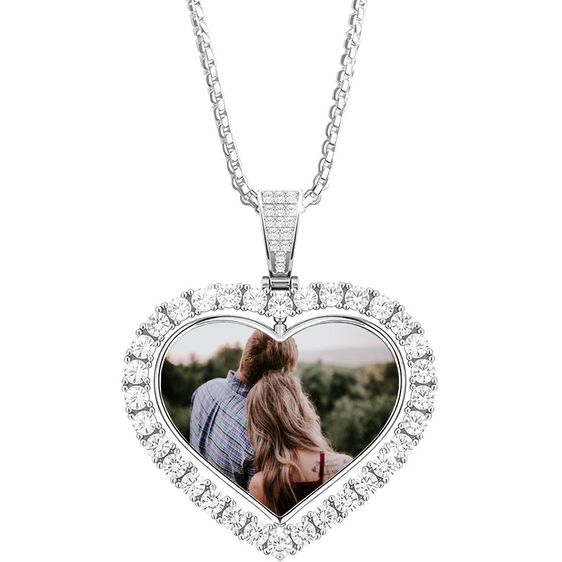 Diamond Initial Necklace, Solid White Diamond Letter Necklace, Minimalist Letter Necklace, Personalized Necklace, Letter M Necklace