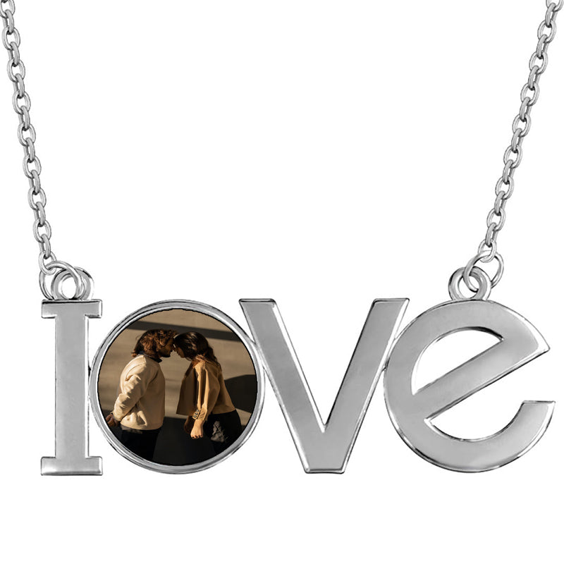 Personalized Custom Photo Pendant, Necklace or Key Chain - Choice of Bezel Color - One Inch Round - photo necklace, baby photo