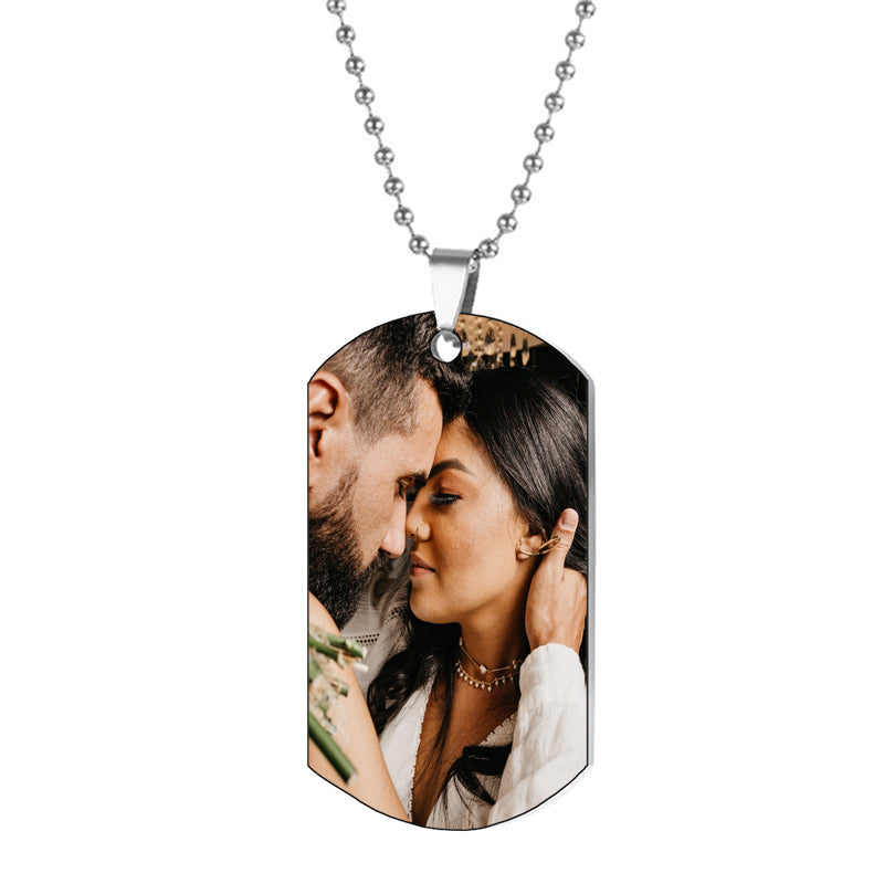 Magnetic Rectangle Glass Window Floating Locket Pendant Necklace